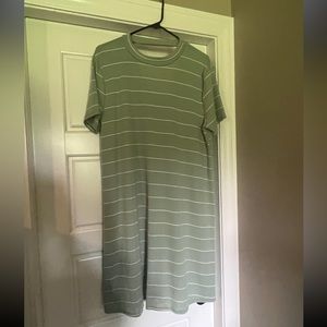 Pink blush tshirt dress with back cutout